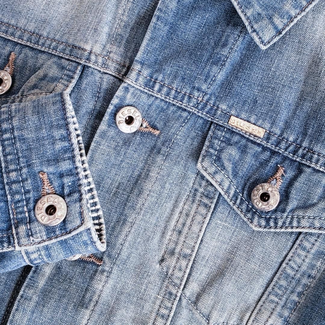 ディーゼル DIESEL ☆ デニムジャケット XS Gジャン 淡色デニム DIESEL