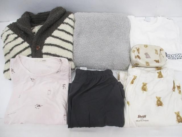 ジェラートピケ×シュタイフ パンツ BLOOMコラボ Tシャツ カーディガン等7点 L F ONE 男女混合