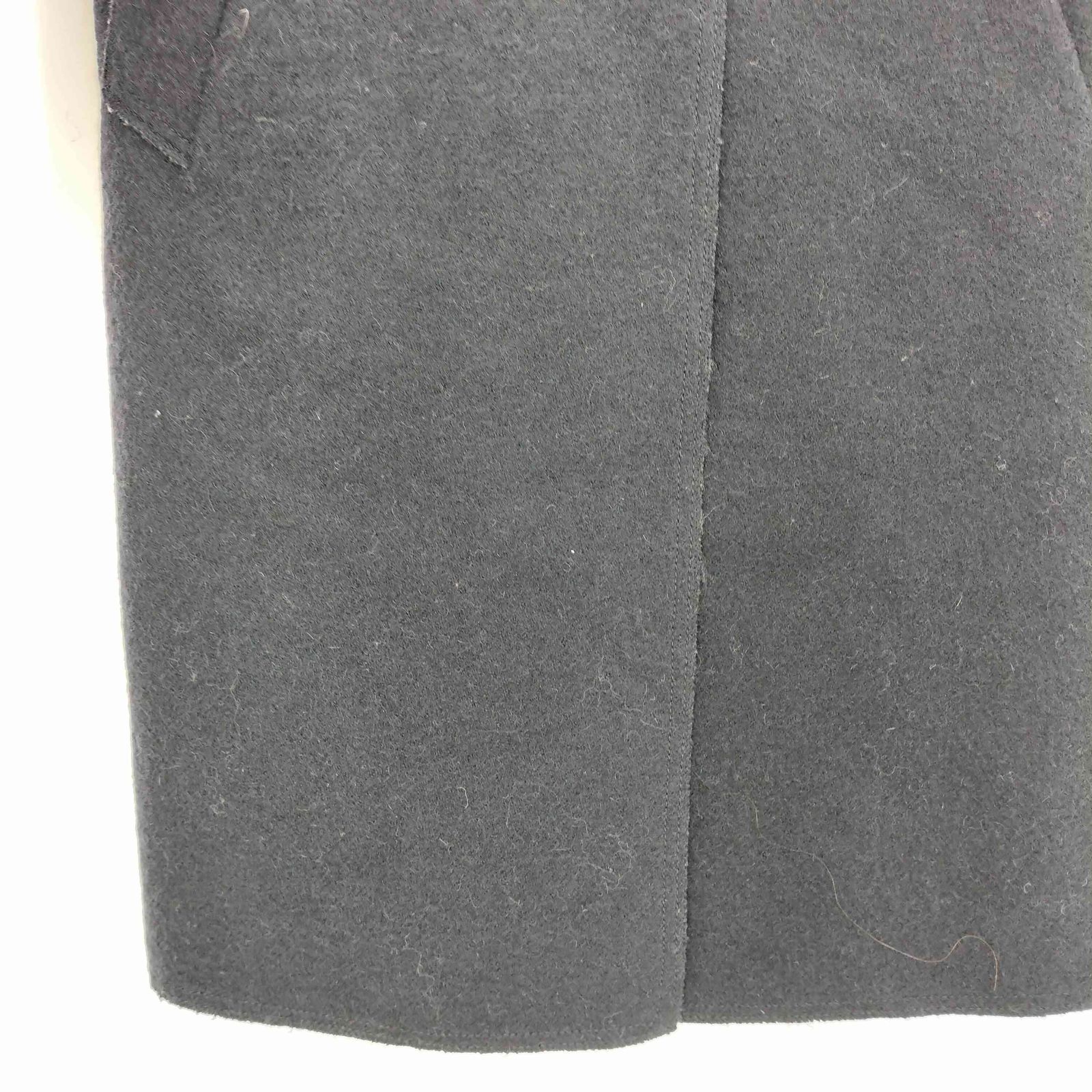 ミュウミュウ miu miu ウールモヘア ステンカラーコート レディース 38