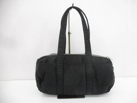 ポーター PORTER タンカー ミニボストンバッグ ドラムバッグ ダッフルバッグ ブラック 黒 メンズ