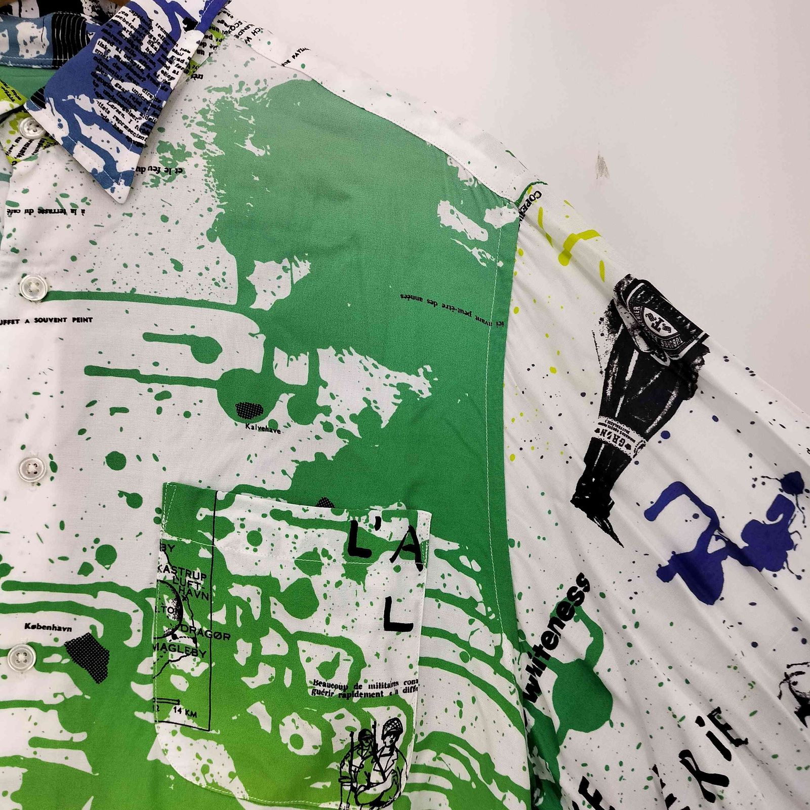 uniform experiment(ユニフォームエクスペリメント) BIG REGULAR COLLAR SHIRT メンズ JPN：2 【中古】【ブランド古着バズストア】 ユニフォームエクスペリメント uniform experiment BIG REGULAR COLLAR