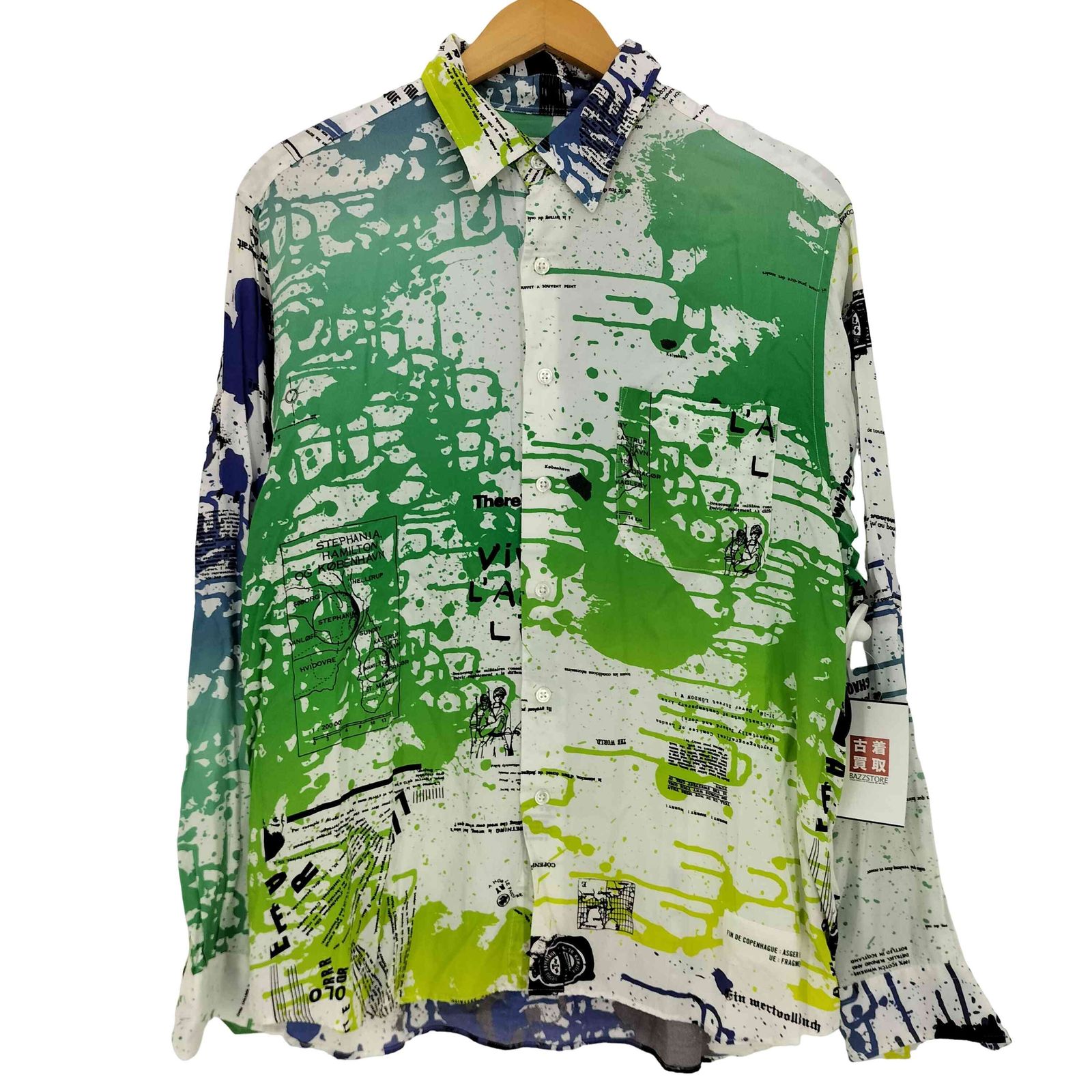 uniform experiment(ユニフォームエクスペリメント) BIG REGULAR COLLAR SHIRT メンズ JPN：2 【中古】【ブランド古着バズストア】 ユニフォームエクスペリメント uniform experiment BIG REGULAR COLLAR