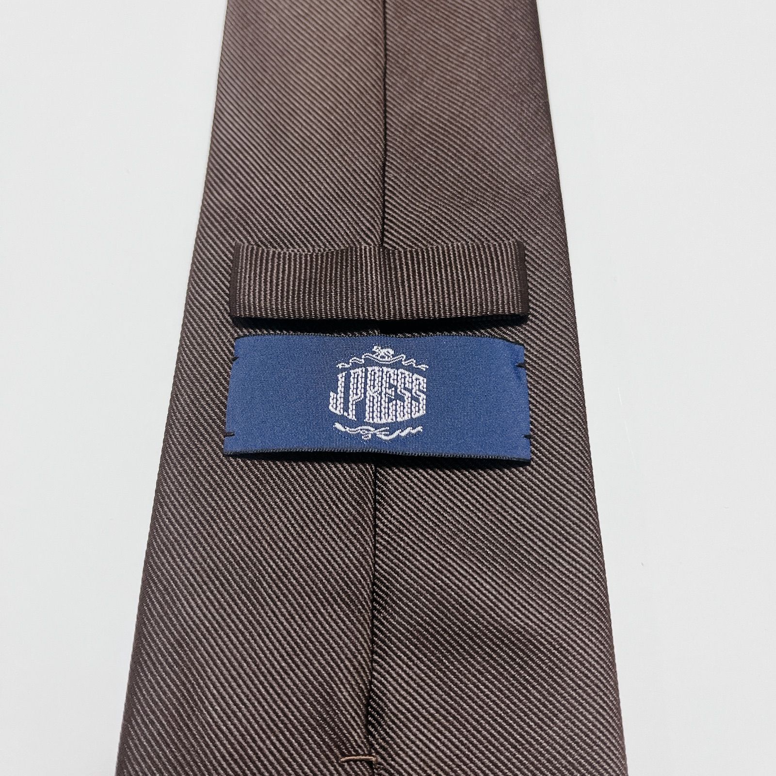 美品 ジェイプレス ネクタイ ハイブランド ソリッドタイ 無地 光沢