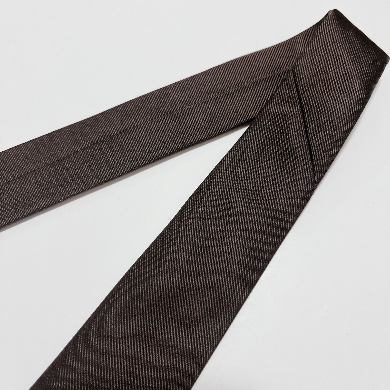 美品 ジェイプレス ネクタイ ハイブランド ソリッドタイ 無地 光沢