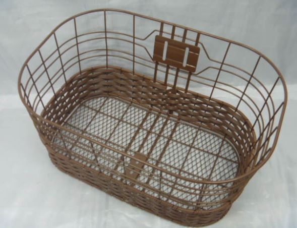 フロントバスケット 籐風 ブラウン H 225 W 440 D 310 除く
