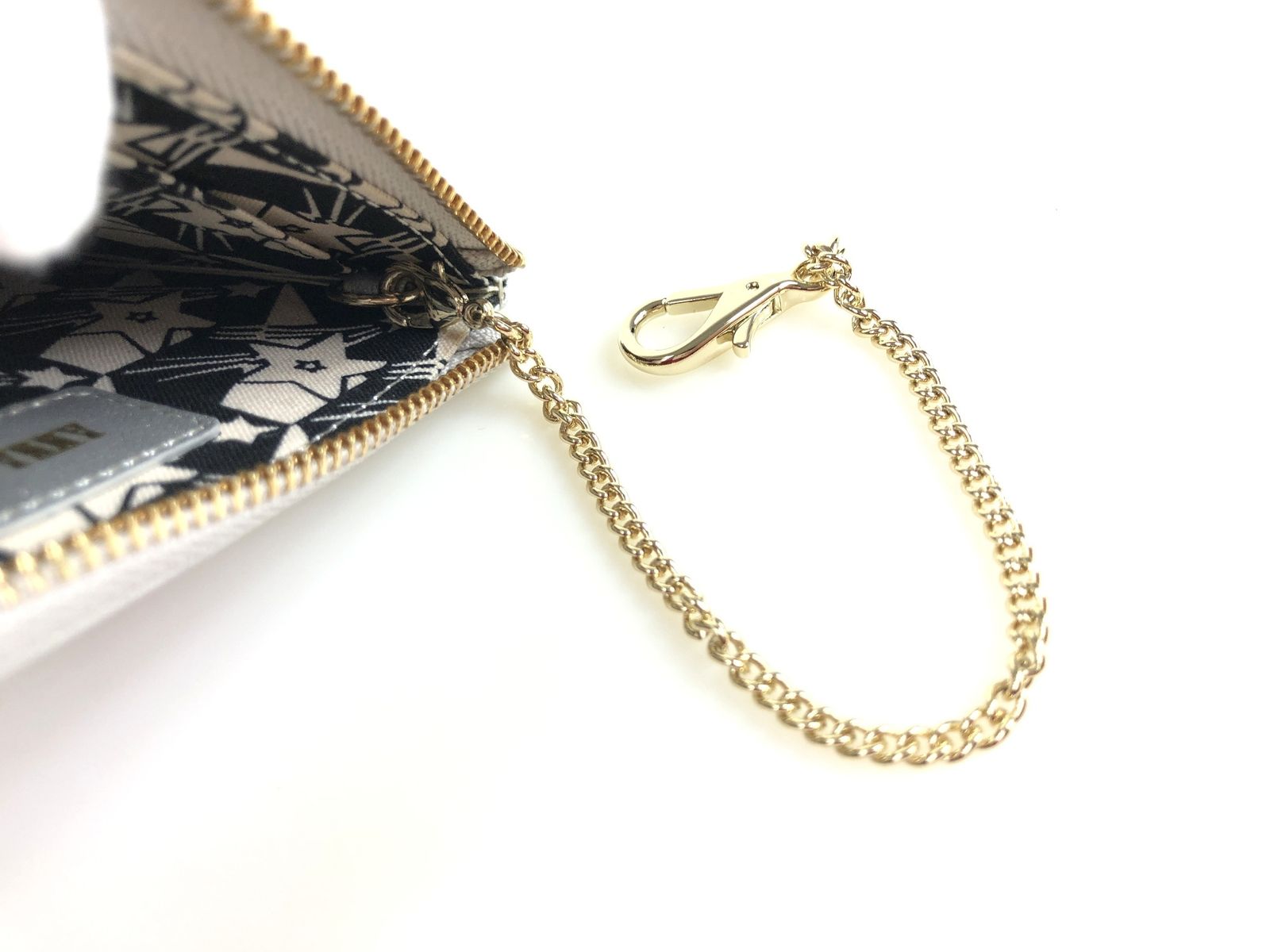  アナスイ ANNA SUI レザー ムーンスター パスケース マルチケース 小銭入れ スタッズ シルバー ×ゴールド パスケース 定期入れ 小物