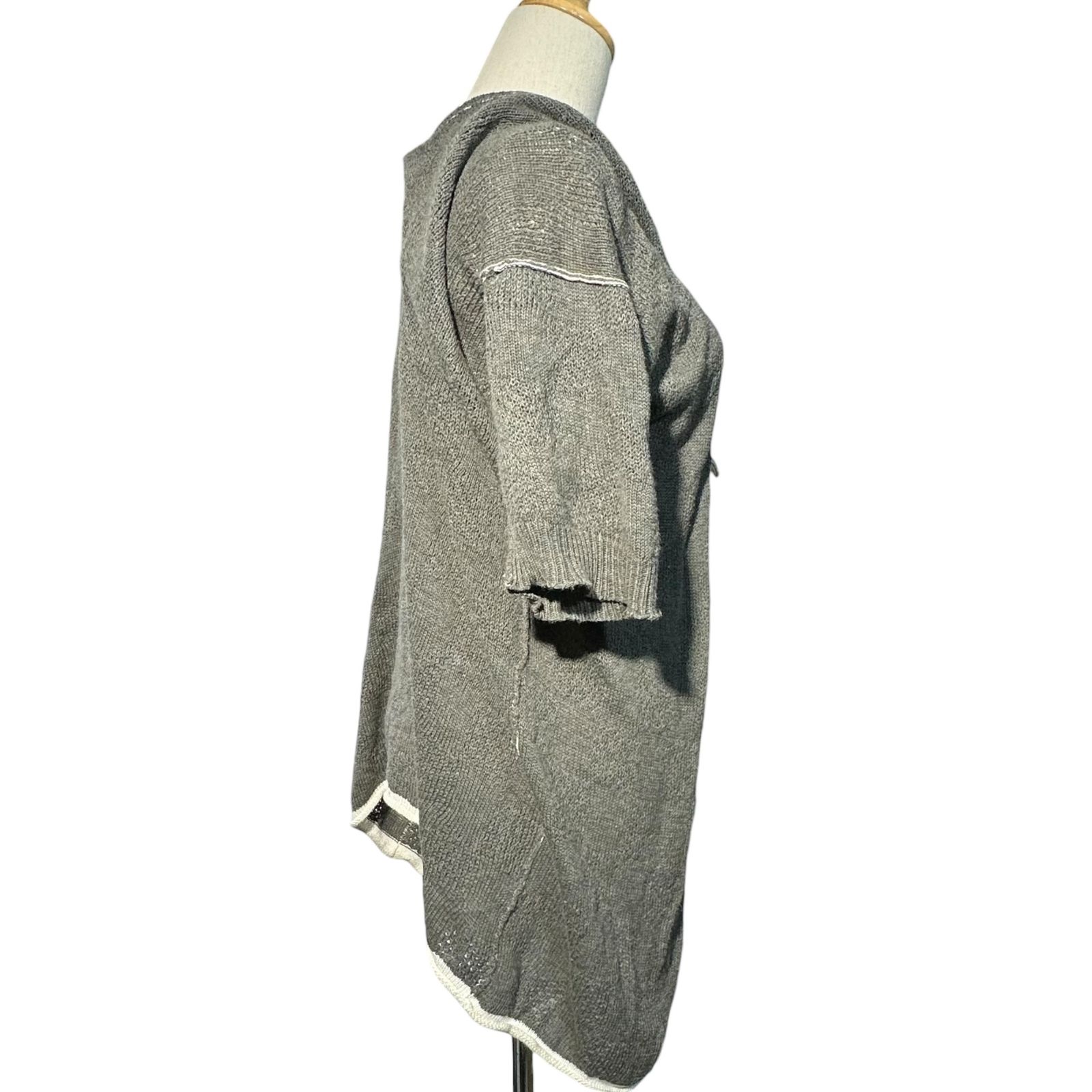 Y's(ワイズ) S/S knit Long cardigan 半袖 ロング ニット カーディガン