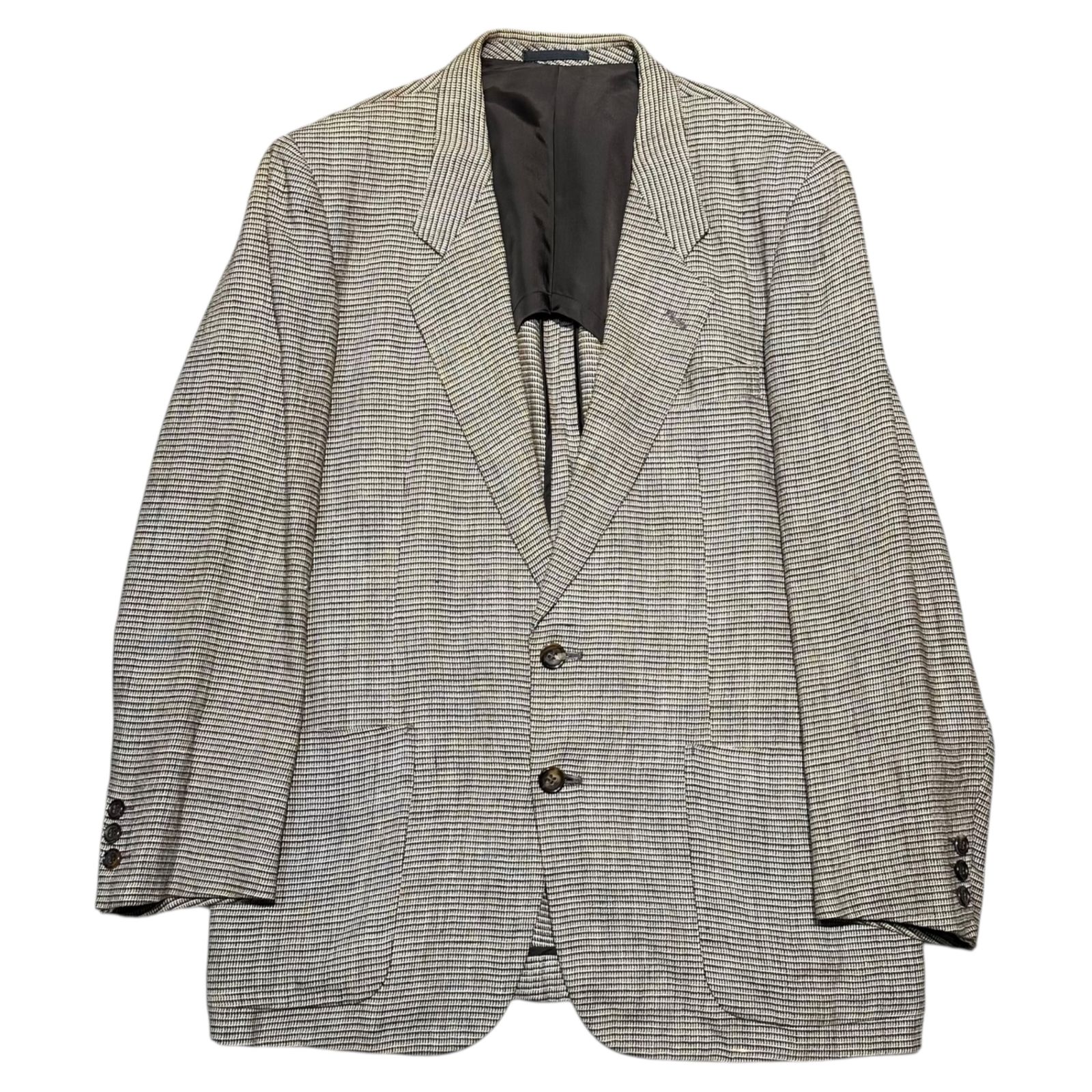美品【COMME des GARCONS HOMME】2B テーラードジャケット COMME des GARCONS HOMME(コムデギャルソンオム) 80's Linen 2B