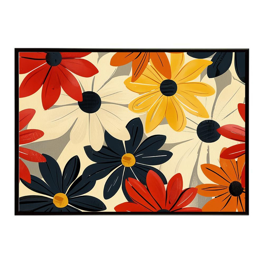 【B2サイズ（約51x73cm）】【lh-poster-5653】レトロ ヴィンテージ 古典 花 フラワー 植物 ブーケ 絵画 イラストポスター インテリア アート