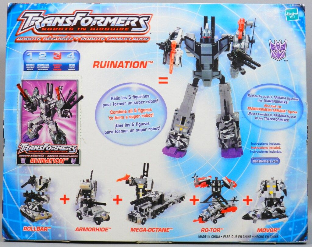 HASBRO TF|RID ‘01 RUINATION 灰迷彩