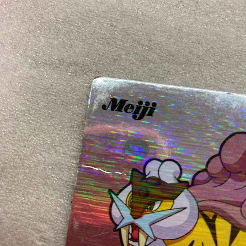 レア】ポケットモンスター 明治 チョコスナックおまけカード ライコウ