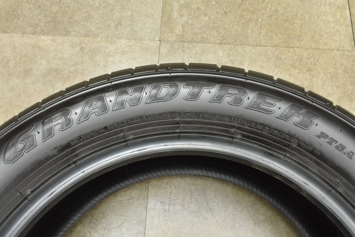  新車外し ダンロップ グラントレック PT 5 A 265 55 R 20 4本セット レクサス LX 600 700 h ランドクルーザー300 250 バリ溝 納車外し 20インチ サマータイヤ ノーマルタイヤ