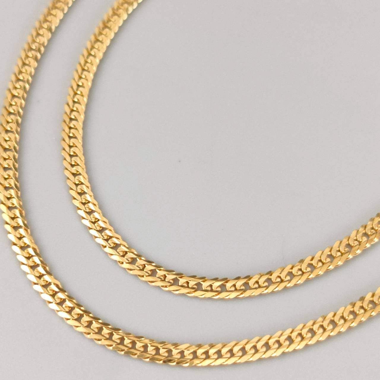 18金 K 18 男女兼用 イタリー 8面ダブル 喜平ネックレス 4 62ｇ 40 5㎝ D 872