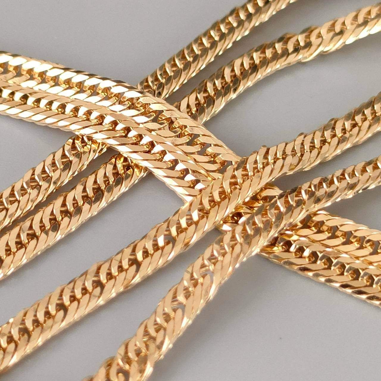 18金 K18 男女兼用 造幣局 12面トリプル 喜平ネックレス 13.96g 60