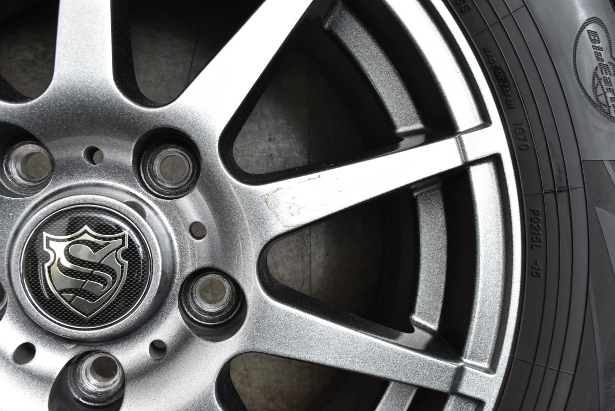  バリ溝 ストレンジャー 15 in 6 J 45 PCD 114 3 アイスガード iG 70 195 65 R ノア ヴォクシー エスクァイア セレナ ステップワゴン 15インチ タイヤ ホイールセット