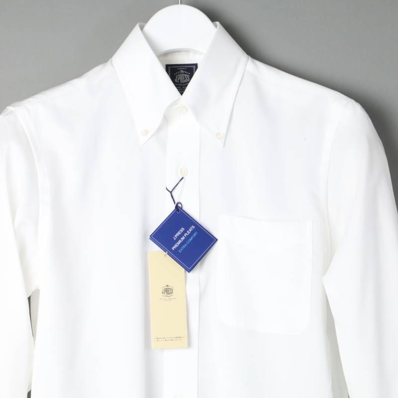 新品 J.PRESS ジェイプレス Jプレス PREMIUM PLEATS ピンオックス