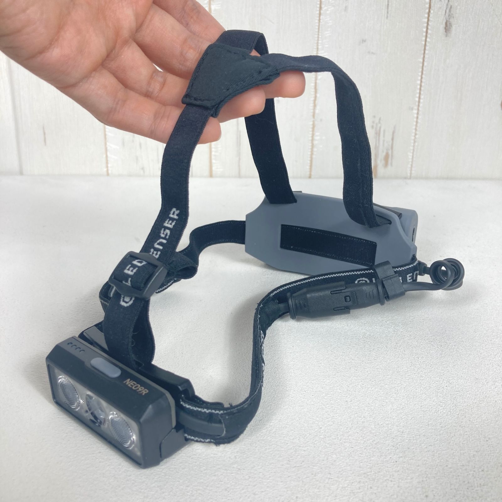 OneSize ブラック系 Ledlenser レッドレンザー ネオ 9 R Neo 1200ルーメン 充電池 セット ライティングギア ヘッドランプ z