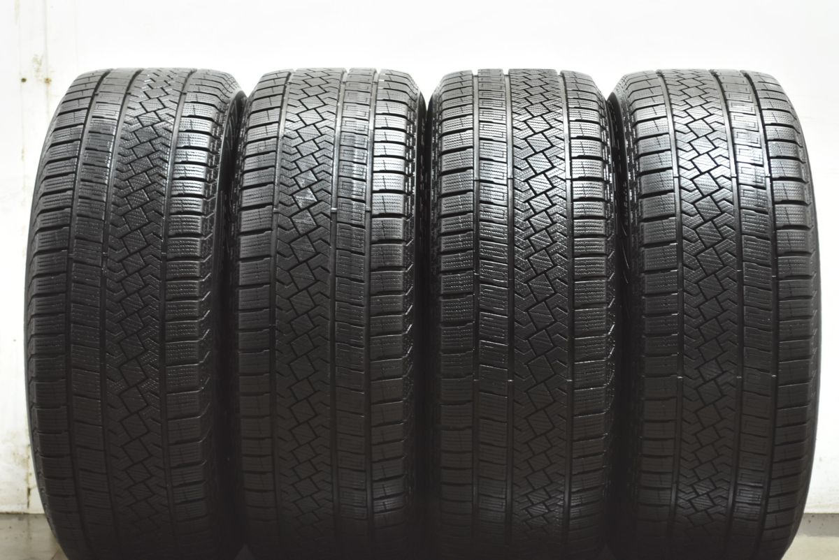  バリ溝 SPORT KRONE 18 in 8 J 38 PCD 114 3 ピレリ アイスゼロ アシンメトリコ 235 50 R アルファード ヴェルファイア クラウン リーフ 18インチ タイヤ ホイールセット