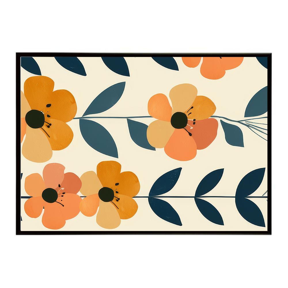 【A1サイズ（約59x84cm）】【lh-poster-5670】レトロ ヴィンテージ 古典 花 フラワー 植物 ブーケ 絵画 イラストポスター インテリア アート
