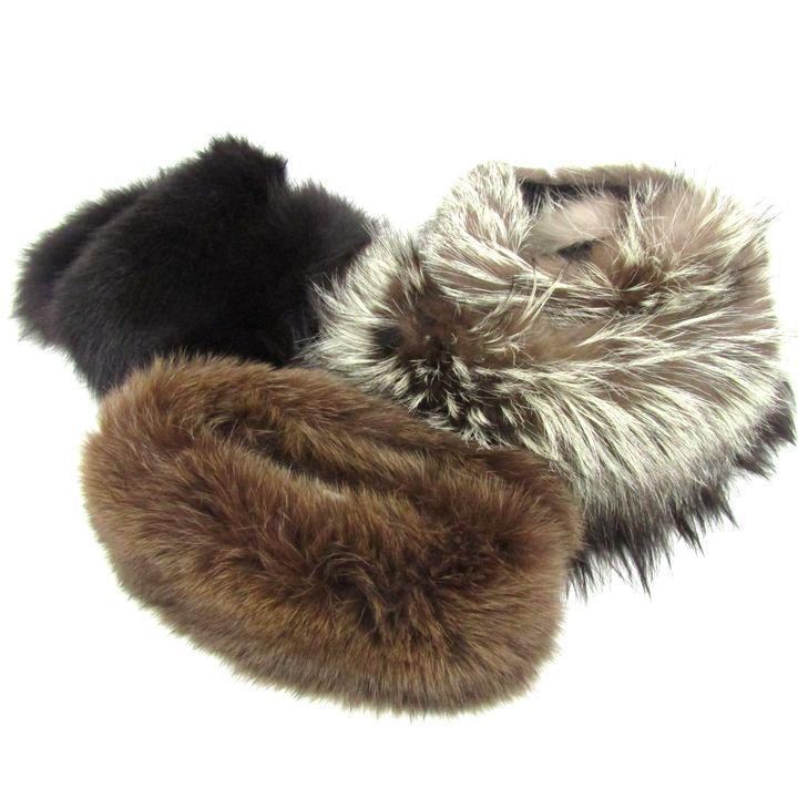 サガフォックス ファー ショール ティペット 3点セット 毛皮 マフラー ブランド まとめて レディース SAGA FOX