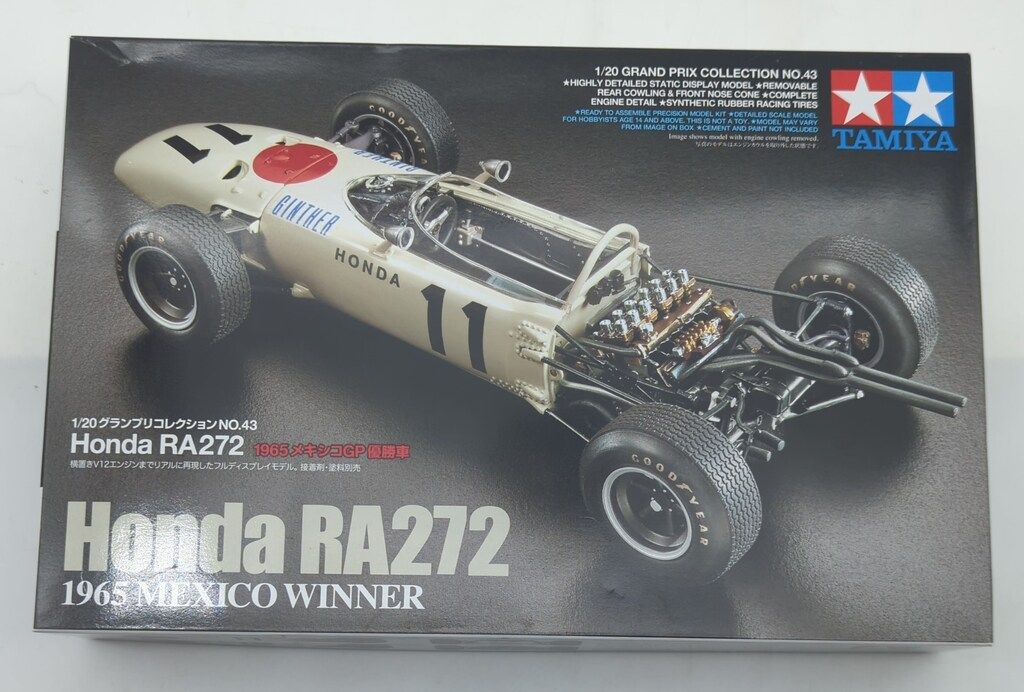 タミヤ 1/20 グランプリコレクションシリーズNo.43 Honda RA272 1965
