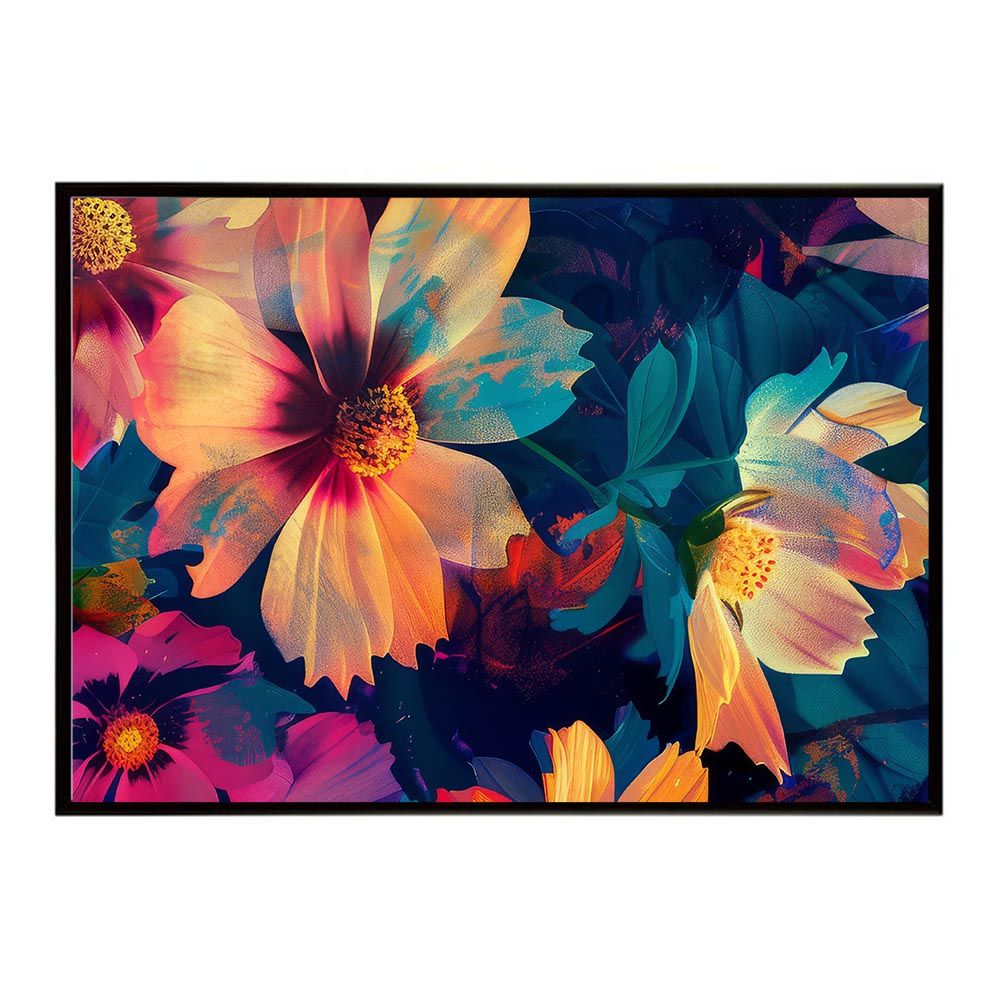 絵画　花　色 絵画 花 色 The flower of hermit