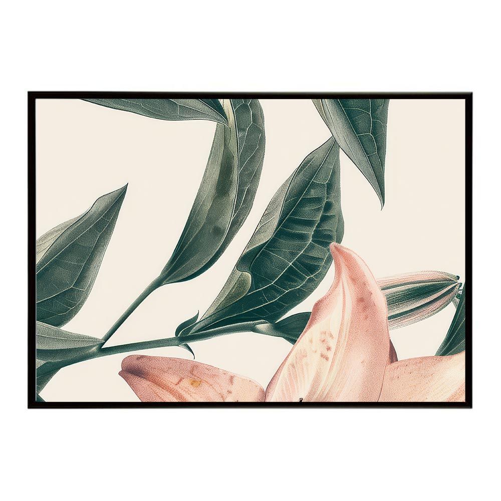 【A1サイズ（約59x84cm）】【lh-poster-5714】ヴィヴィットカラー 鮮明 ビビット 花 フラワー 植物 ブーケ 絵画 イラストポスター インテリア アート
