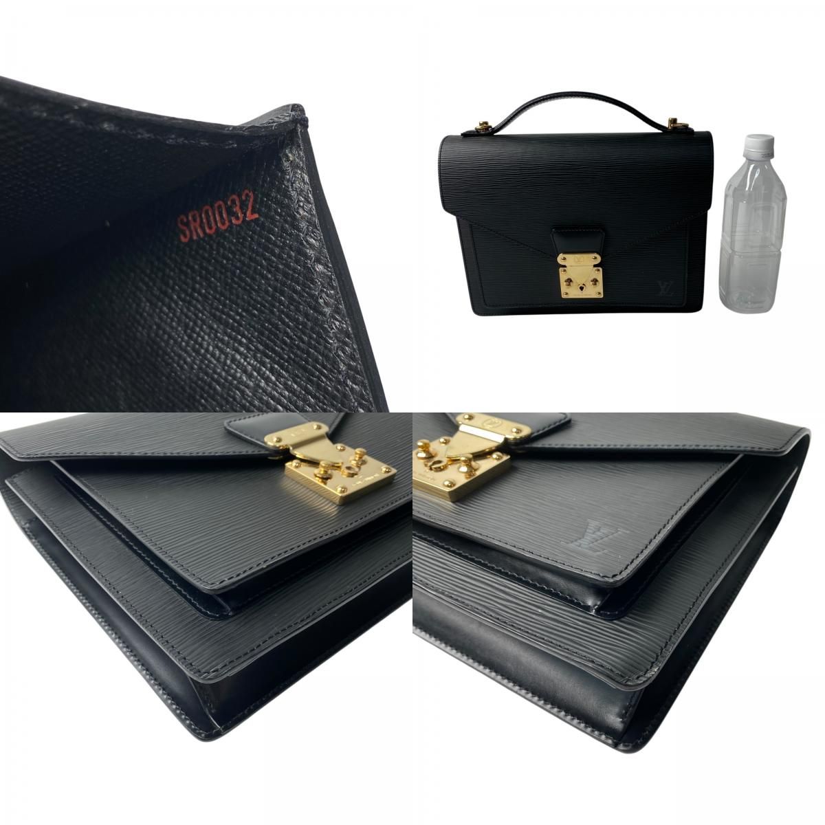 美品 ルイ ヴィトン LOUIS VUITTON レディース エピ モンソー ノワール