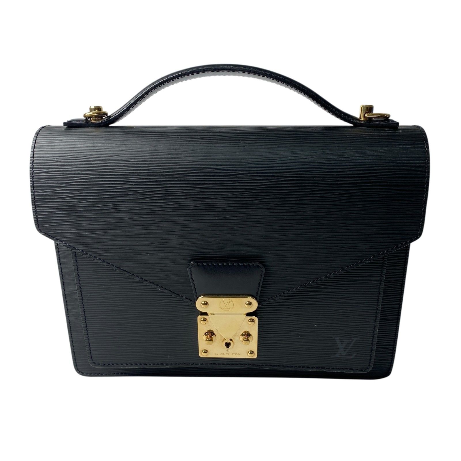 美品 ルイ ヴィトン LOUIS VUITTON レディース エピ モンソー ノワール