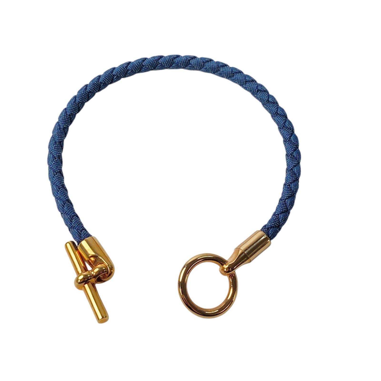 未使用 エルメス HERMES レディース ブレスレット グレナン シンプル 