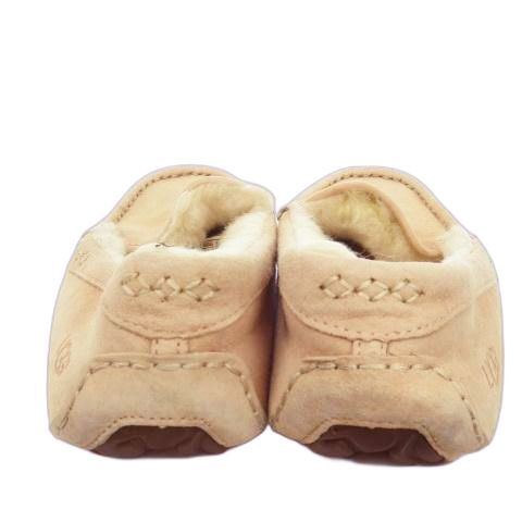アグ UGG ANSLEY ローファー モカシン スエード ボア ロゴ 大きい