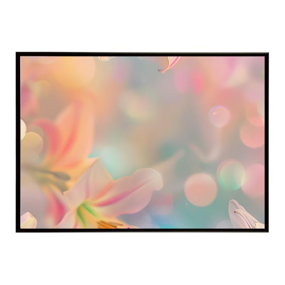 【A1サイズ（約59x84cm）】【lh-poster-5762】ゴージャス パステル 花 フラワー 植物 ブーケ 絵画 イラストポスター インテリア アート