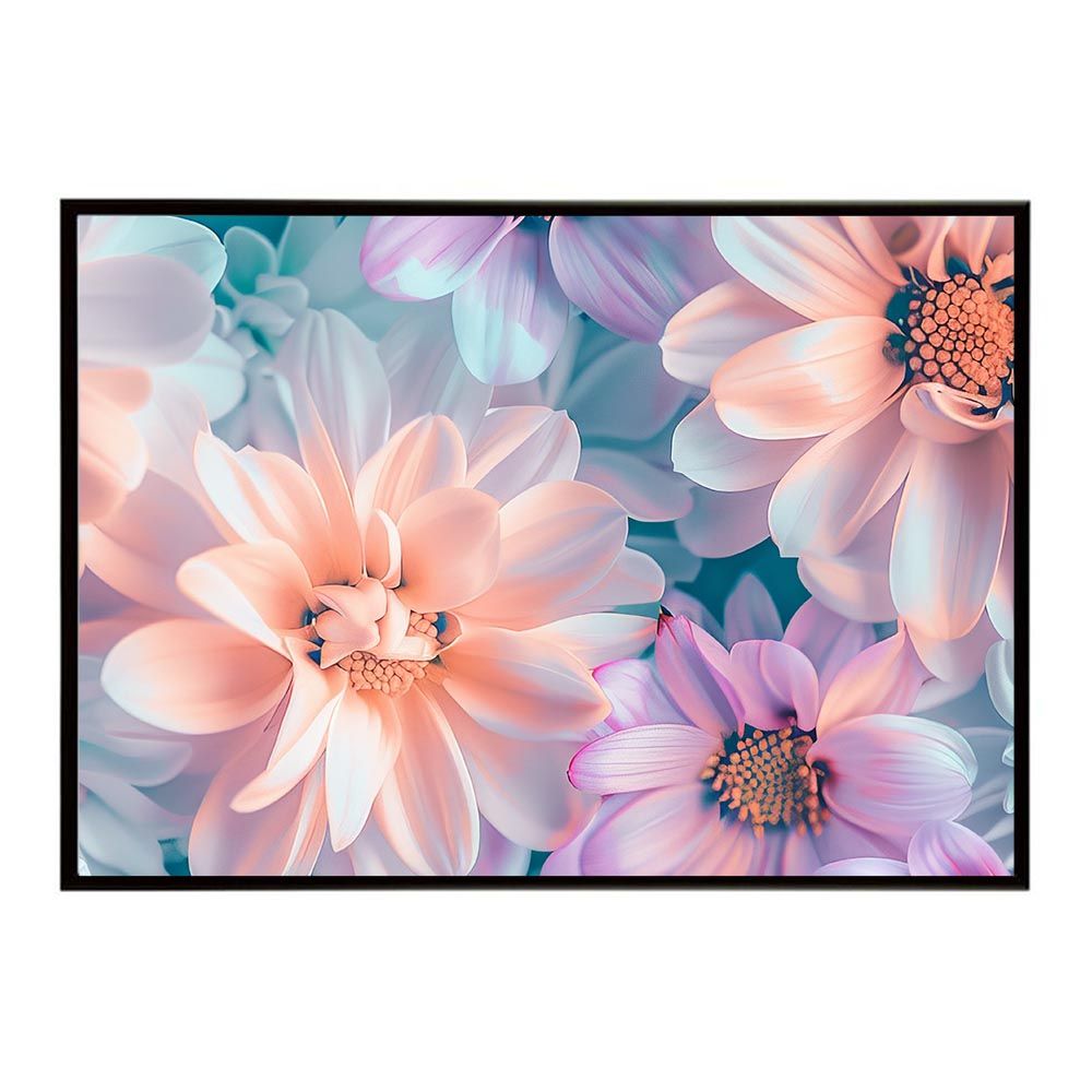 A1サイズ（約59x84cm）】【lh-poster-5766】ゴージャス パステル 花