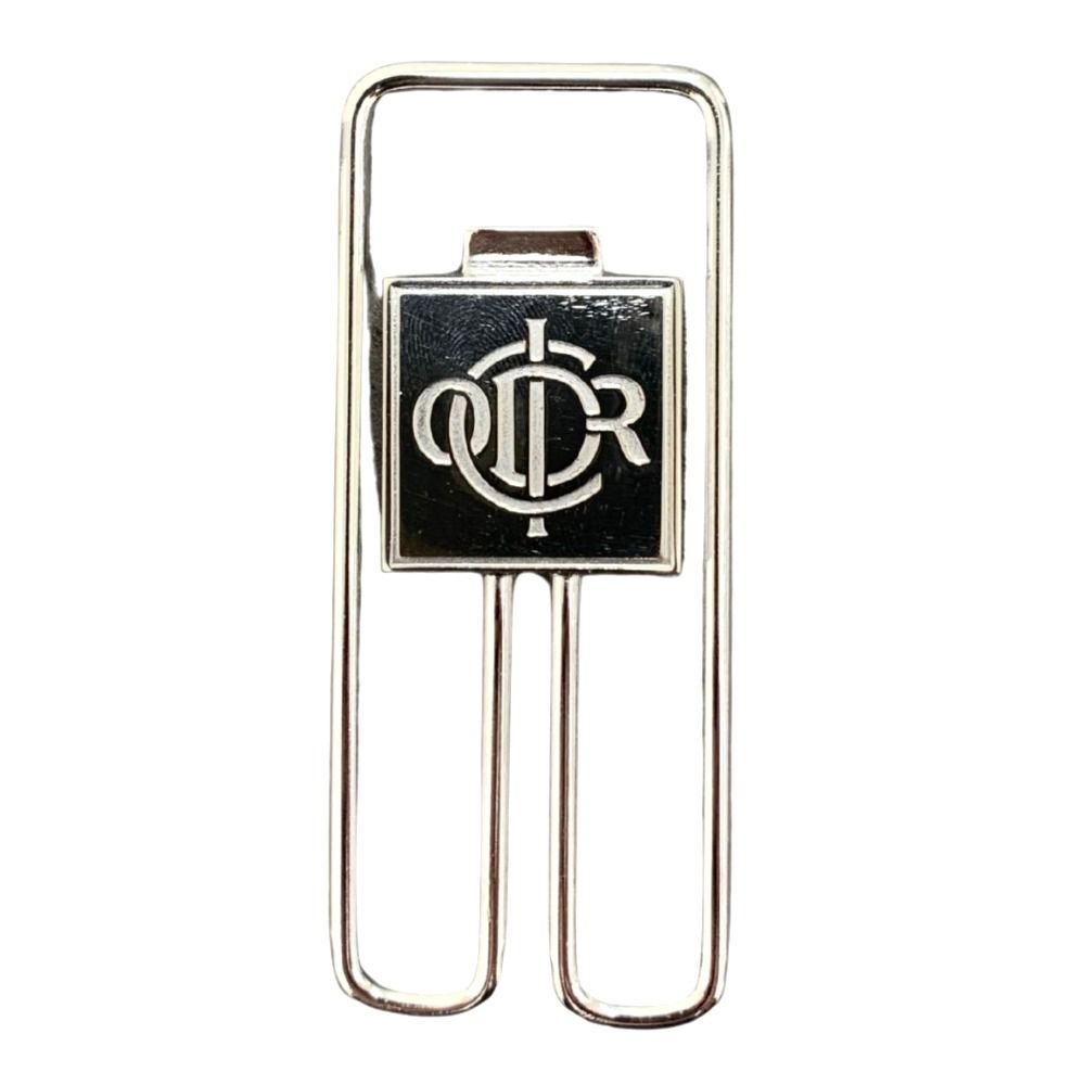 Christian Dior クリスチャンディオール マネークリップ ロゴ シグネチャー ビルクリップ ヴィンテージ メタル シルバー シンプル メンズ