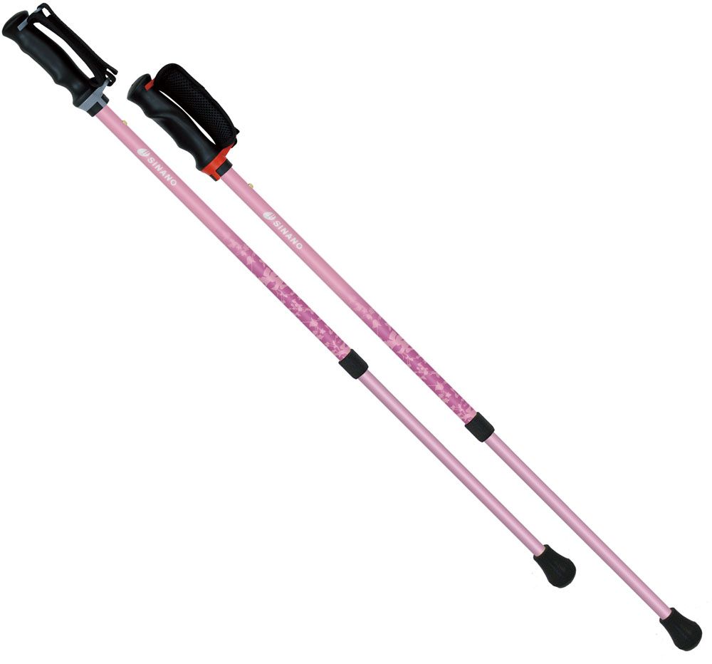 シナノ SINANO あんしん2本杖 ピンク 対応身長127-181cm ウォーキング