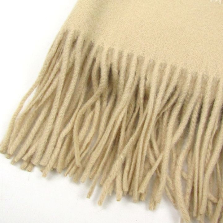 ピエールバルマン ストール ロゴ 無地 ブランド レディース ベージュ