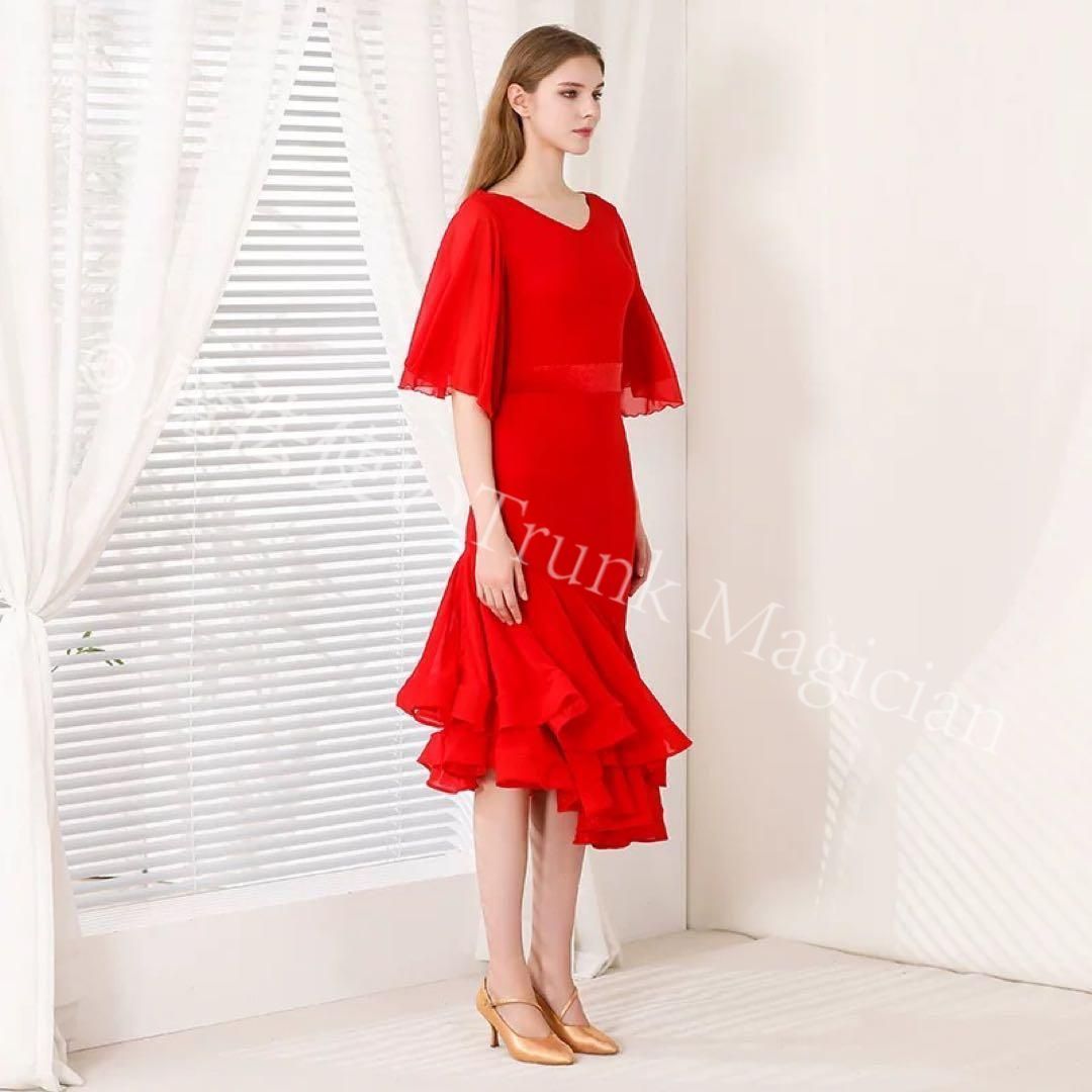 新品未使用】社交ダンス練習着 スタンダード、ラテン兼用ワンピース