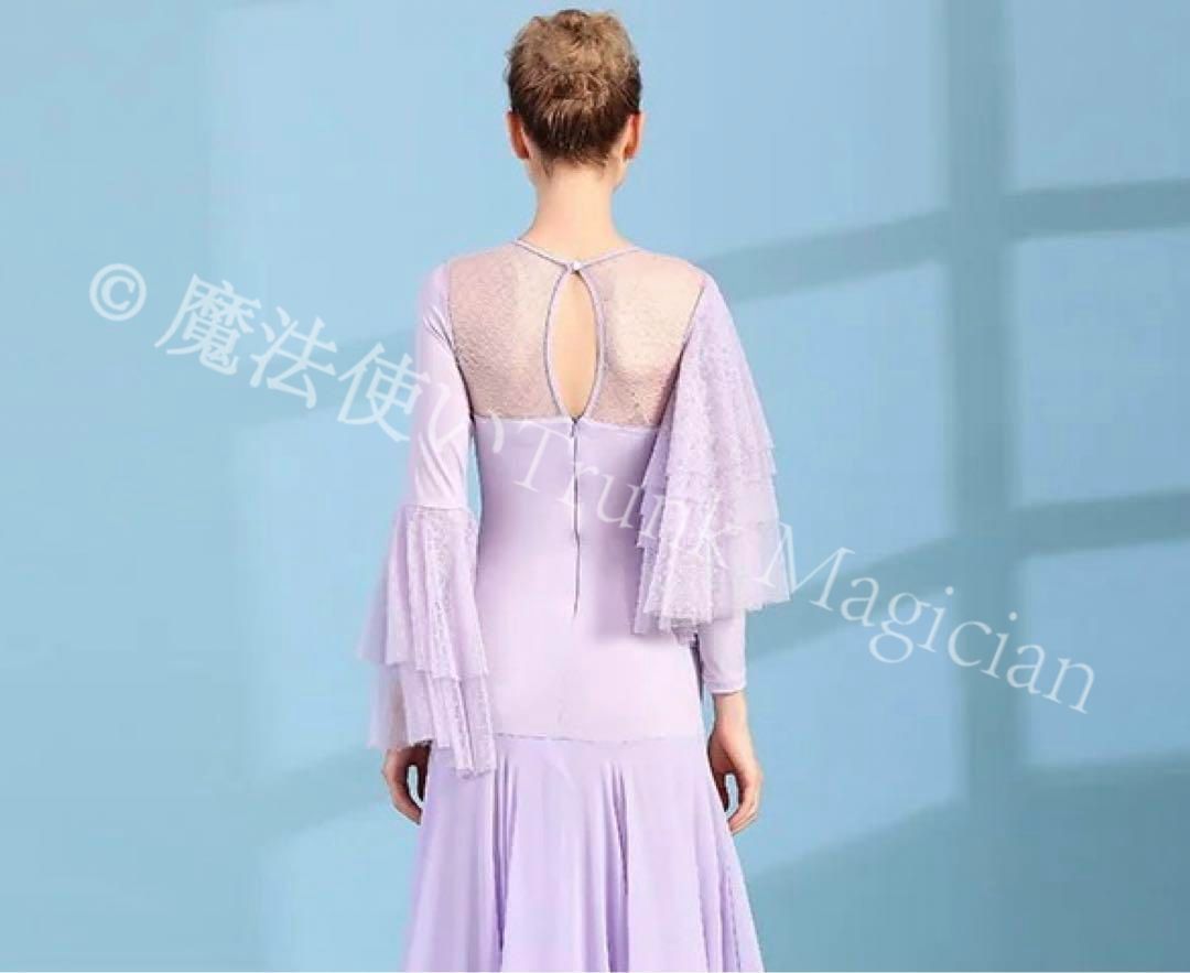 新品未使用】20スタンダードドレス ダンス練習着 ダンスパーティーにも