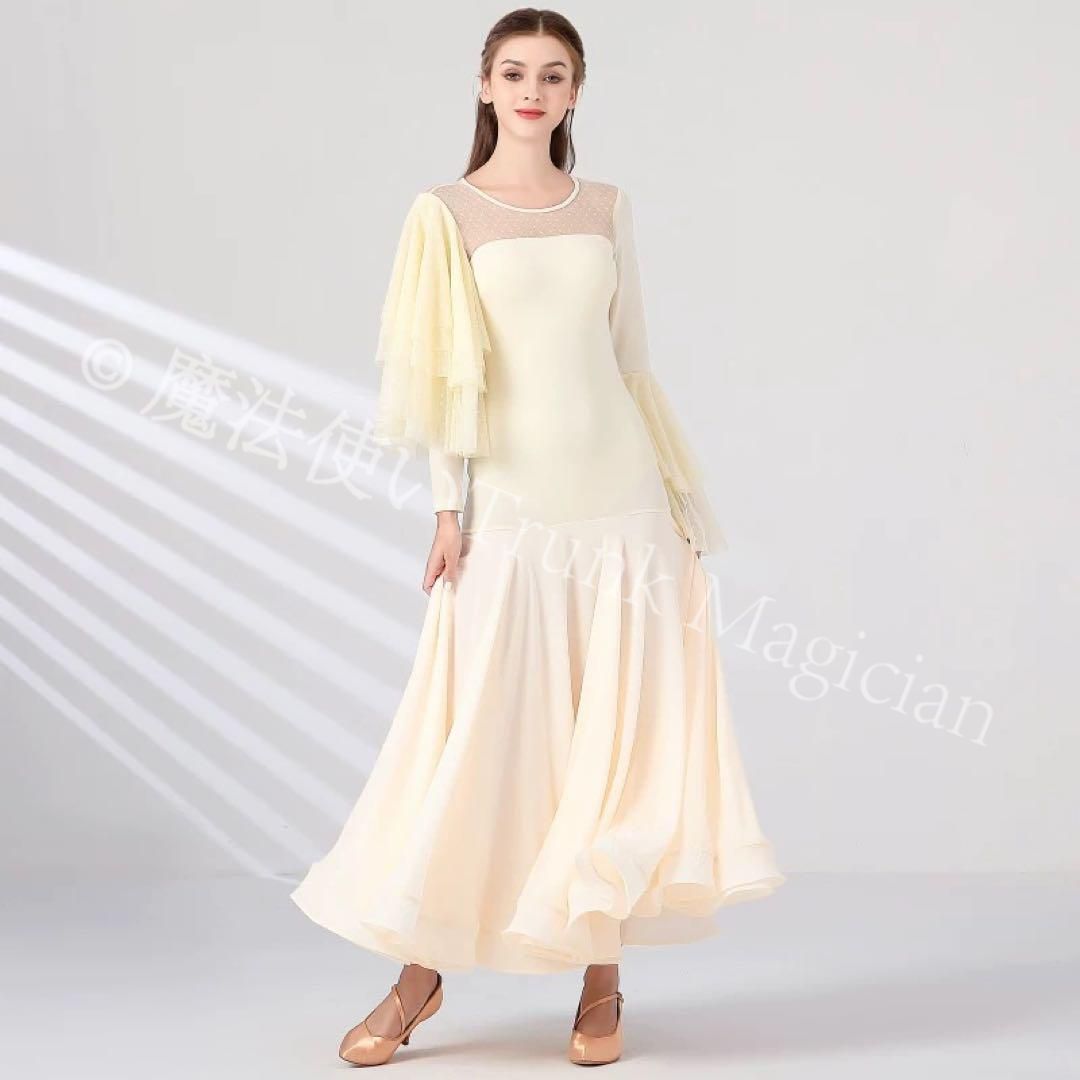 新品未使用】20スタンダードドレス ダンス練習着 ダンスパーティーにも