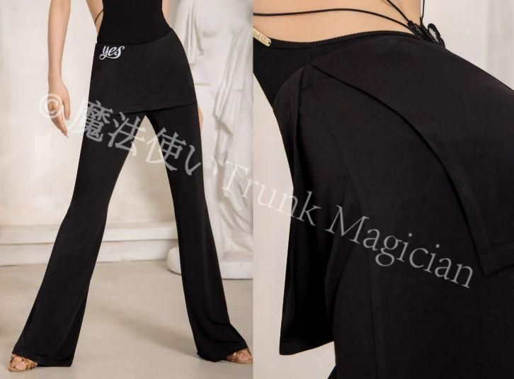 体型隠し 社交ダンス パンツ ラテンパンツ レッスンウェア オーダーメイド