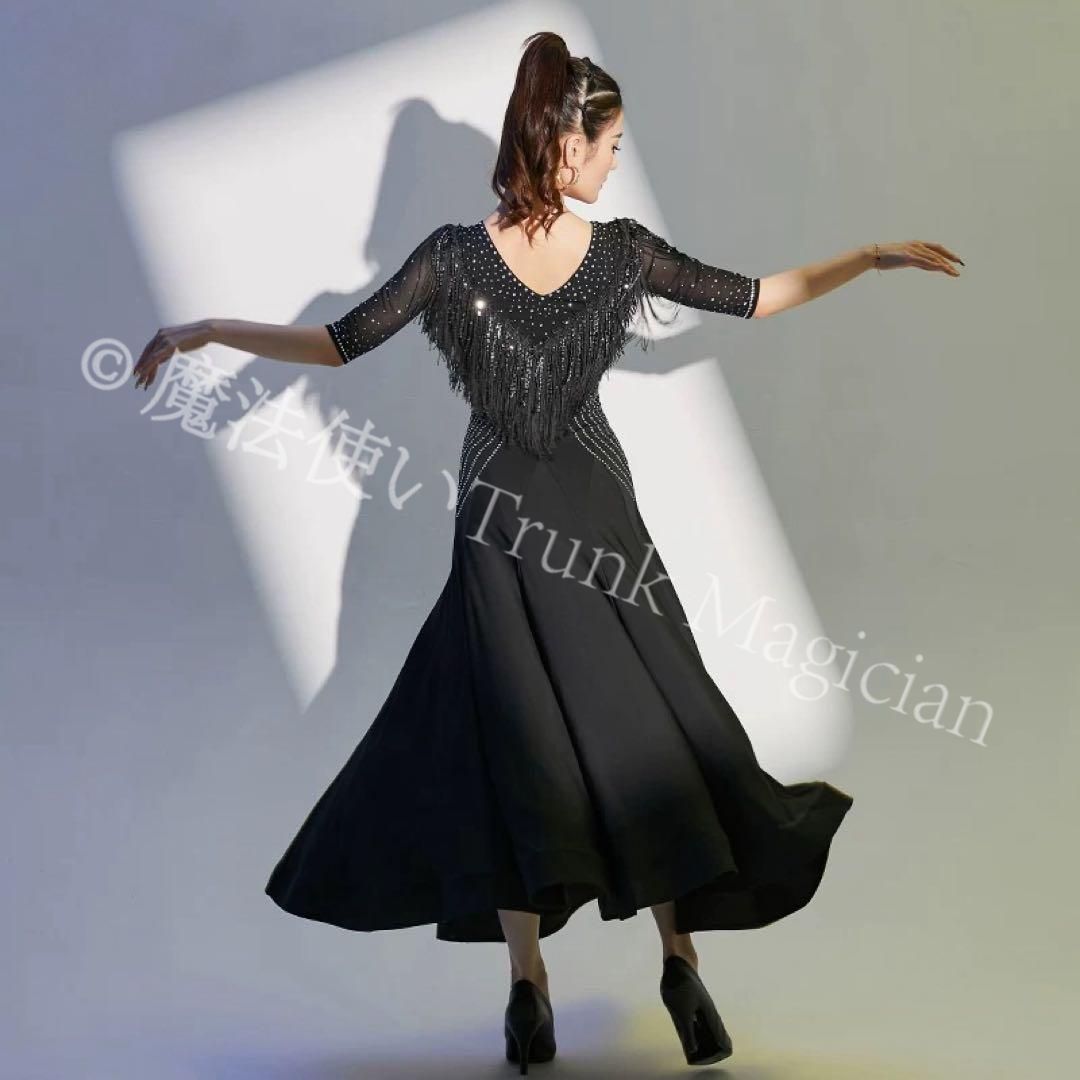  向け練習着ワンピース ダンスパーティーにも最適なデザイン レッスンウェア 社交ダンス