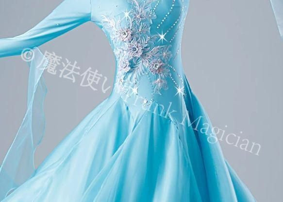 新品未使用】社交ダンスドレス オーダーメイド スタンダードドレス