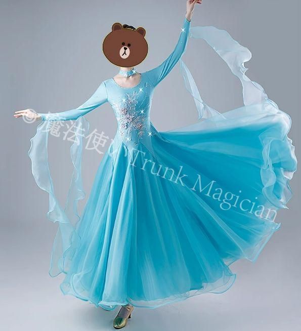 新品未使用】社交ダンスドレス オーダーメイド スタンダードドレス