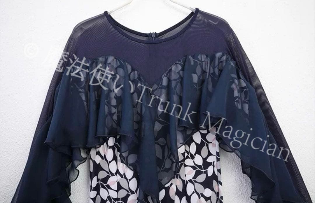 フリル舞うワンピース 向き練習着