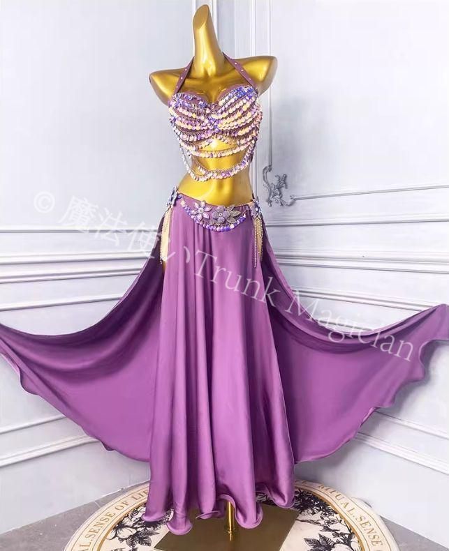 ♥ パープル ベリーダンス セットアップ