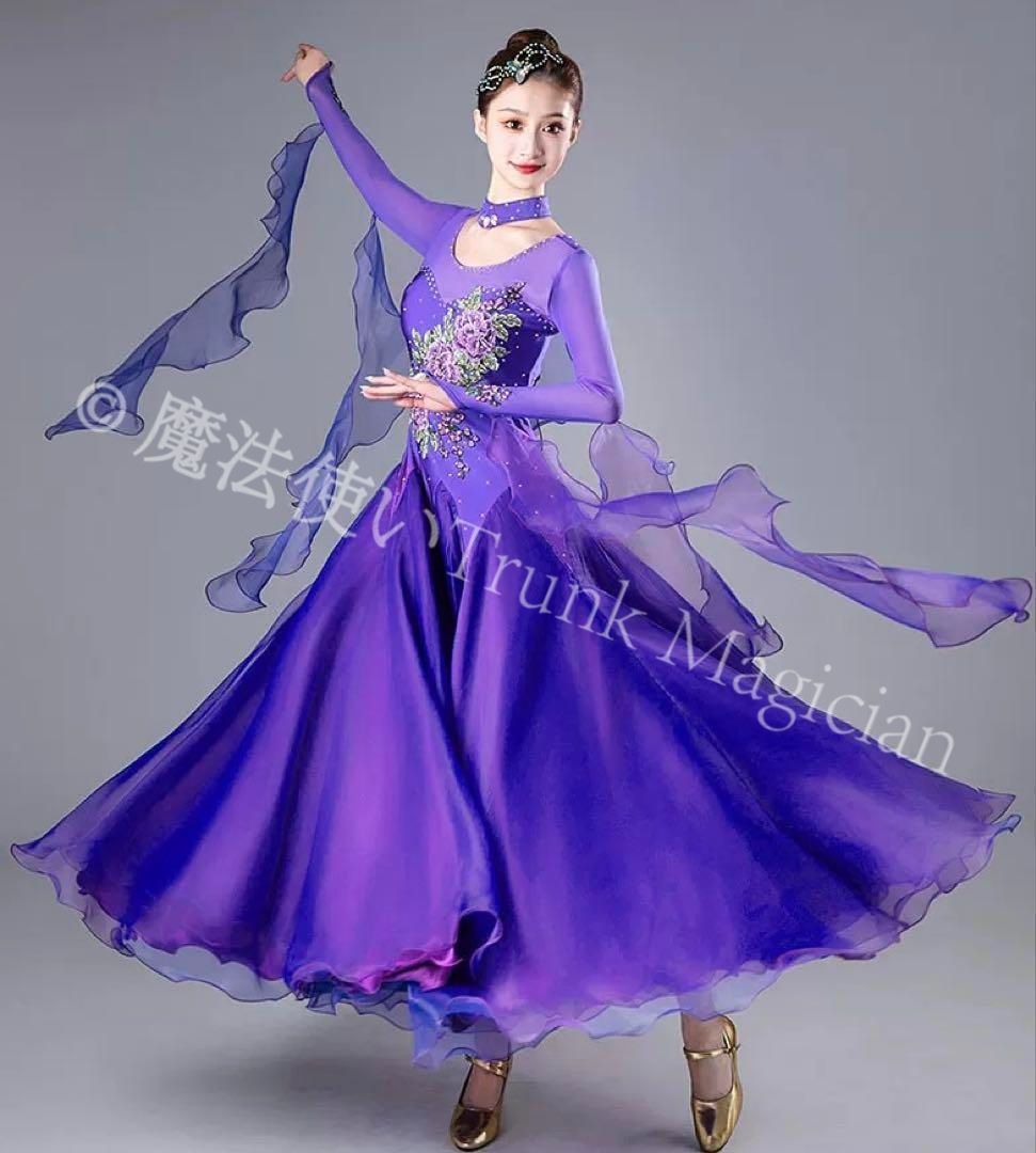 ♥ 20スタンダードドレス?デモ 発表会 競技会 ダンスパーティーにも最適?