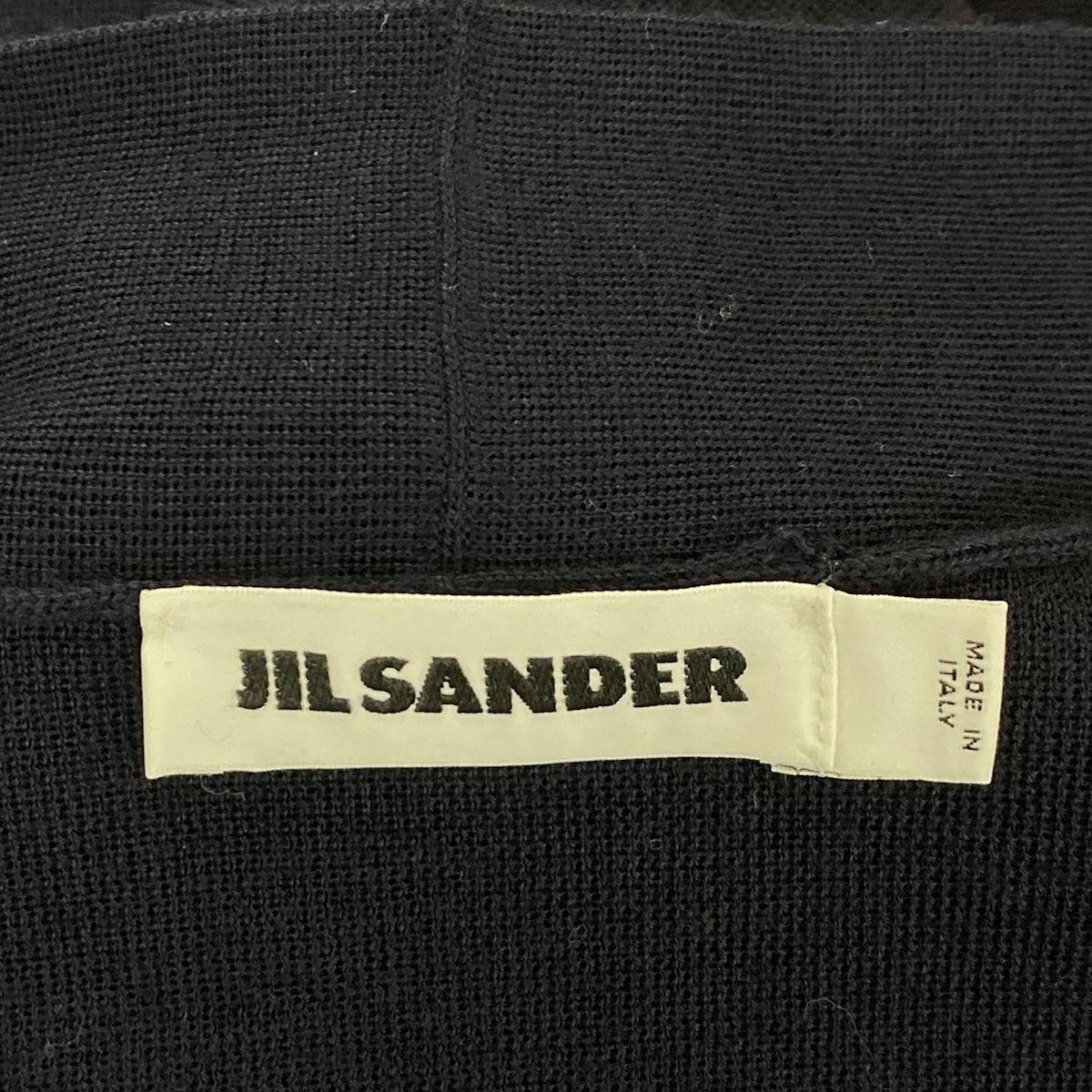  ジルサンダー ワンピースセットアップ レディース - ダークネイビー ニット ワンピーススーツ上下 ビジネススーツ