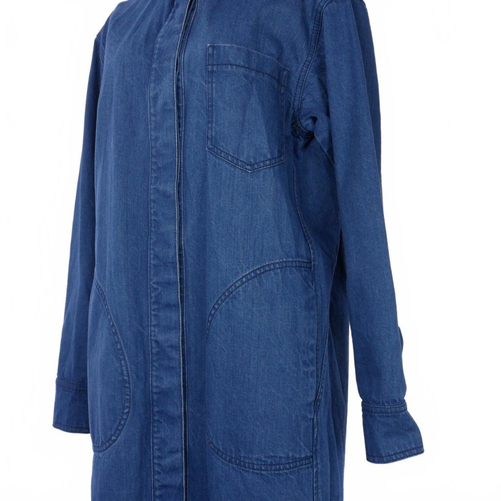 マルニ MARNI デニム ロングコート ショップコート ワンピース 長袖 38