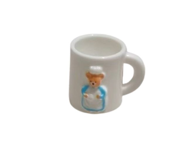 ミニチュア 熊 クマ マグカップ 2点 トールハウスカップ 可愛いティー