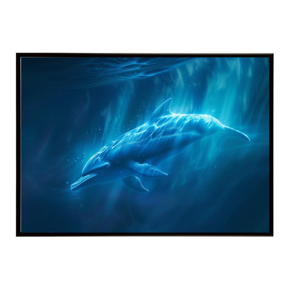 【A1サイズ（約59x84cm）】【lh-poster-5962】イルカ 海 ブルー ドルフィン 夏 ポスター クジラ シャチ 水族館 水中 南国 ハワイ 自然 サーフ インテリア アート